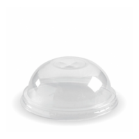 60-280ml Cup Clear Dome Lid with X-Slot (1000/CTN)