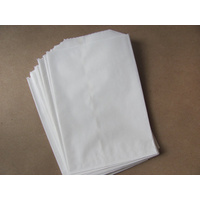1F White Flat Bag, 1000 pcs