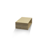 Brown Tray Sleeve - Small 50mm High
