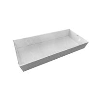 White Catering Tray - Large with Clear PET Lid (10sets)