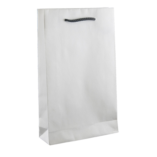 Deluxe White Kraft Paper Bags - Small(265x160+50mm, 500pcs)