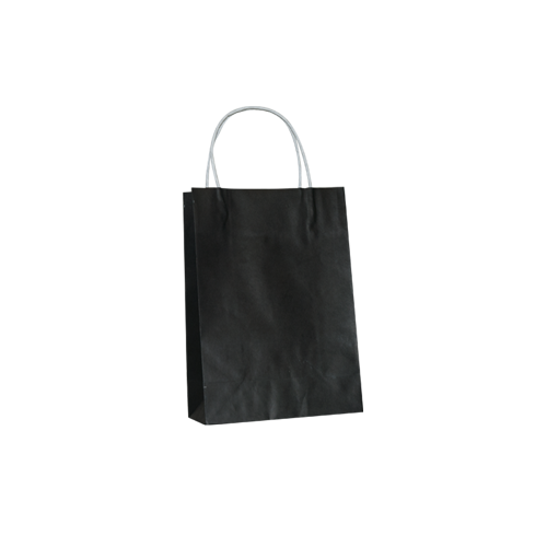 Black KraftPaper Bags - Toddler(JBT)(200x170+100 mm, 250 pcs)