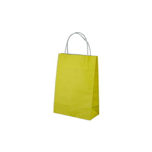Yellow Kraft Paper Bags - Junior