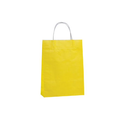 Yellow Kraft Paper Bags - Medium