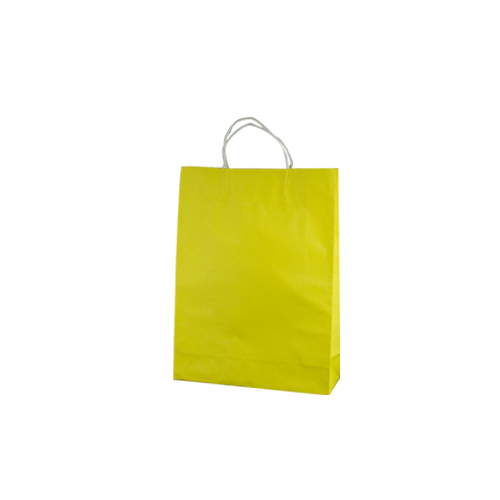 Yellow Kraft Paper Bags - Midi