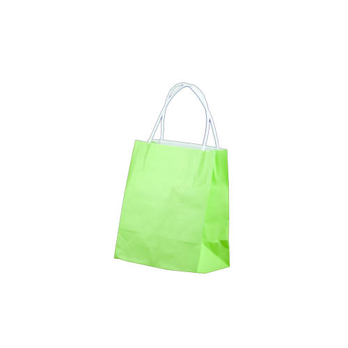 Lime Kraft Paper Bags - Toddler(LLT)(200x170+100 mm, 250 pcs)