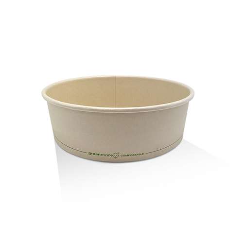PLA Coated Bamboo Paper Salad Bowl 42oz - 1300ml (300/ctn)