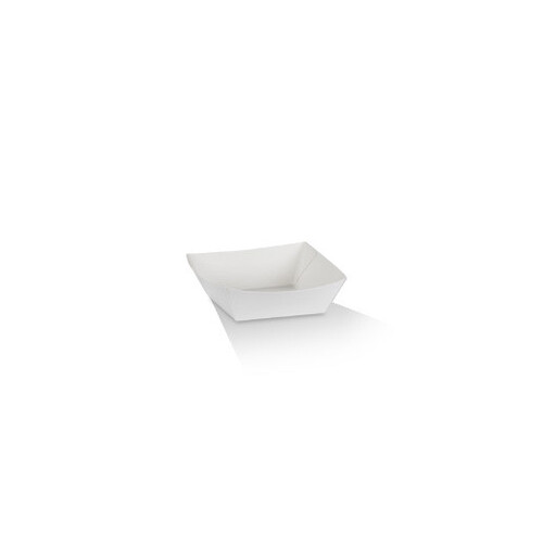 Cardboard White Food Tray - Mini (55x55x25mm, 900pcs)