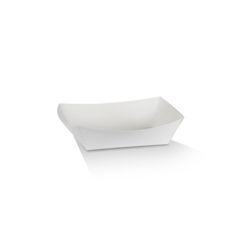 Cardboard White Food Tray - Small (110x75x40mm, 900pcs)