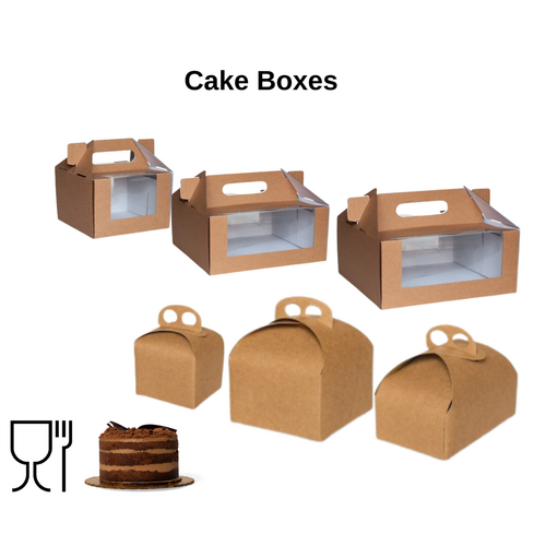 【RETAIL】5pcs Pack'n'Carry Cake Box 6/8/9/10/12”