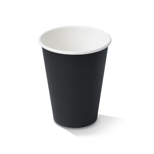 Single Wall Coffee Cup 12oz (1000/ctn) - Black