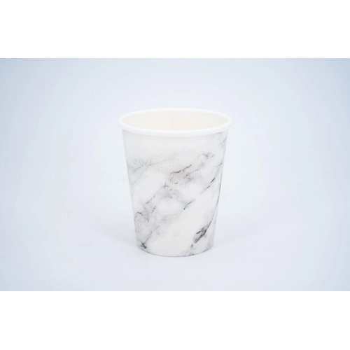 Single Wall Coffee Cup 12oz - Marble (1000pcs)