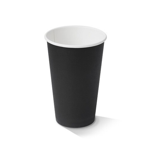 Single Wall Coffee Cup 16oz - Black (1000pcs)