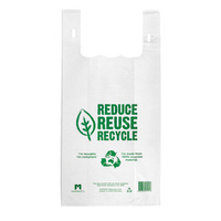Medium White Re-Usable HDPE Carry Bag (535x275x166, 1000pcs)