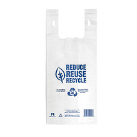 Small White Re-Usable HDPE Carry Bag (380x220x186, 1000pcs)