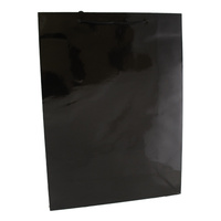 Black Gloss Laminated Bags - Large 