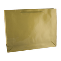 Gold Gloss Laminated Bags - Large Boutique