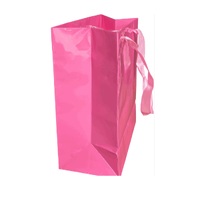 PINK Gloss Jewellery with Ribbon Handle - Large (200x160+90mm, 200PCS)