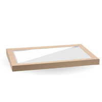 BioBoard Catering Box PLA Window Lid - Ex Large (50pcs)