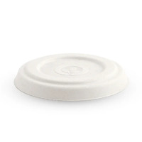 White Sugarcane Lid for 60ml Sugarcane Sauce Cup  (1000/ctn)