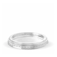 PLA Clear Flat Lid For 60/90/140ml Sauce BioCup (1000/CTN)