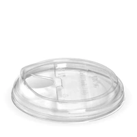 Sipper Clear BioCup Lid  For 300-700ml BioCup (1000/CTN)