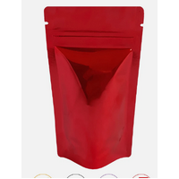 Stand up coffee pouch / mylar foil bag - Blue (170x110+70mm, 70g)