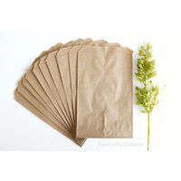 1F Brown Flat Bag, 1000 pcs