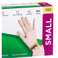 Clear Vinyl Gloves - Small (100pcs)