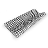 Greaseproof Paper - Gingham Black (190x300mm, 200/Pack)
