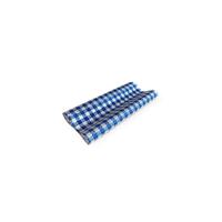 Greaseproof Paper - Gingham Blue Half (190x150mm, 400/Pack)