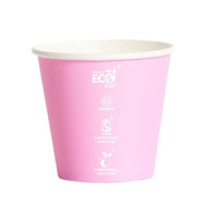  8oz (Ø90) Uni Truly Eco Single Wall Coffee Cup - Pastel