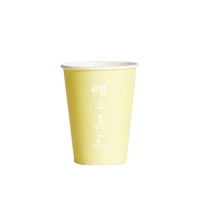 12oz (Ø90) Truly Eco Single Wall Coffee Cup - Pastel  