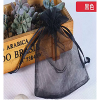 50pcs 5x7inch Organza Bags Gift Bags - Black