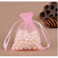 50pcs 5x7inch Organza Bags Gift Bags - Pink