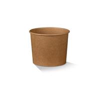 PE Coated Brown Paper Bowl 12oz (500/ctn)