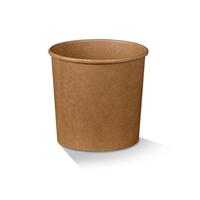 PE Coated Brown Paper Bowl 26oz  - 750ml (500pcs)