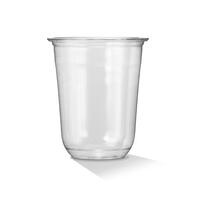 PET Cold U Shape Drink Cup 16oz/480ml