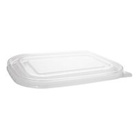 PET Lid for Rectangular Container – Fit 500-1000ml (50pcs)