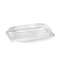 PLA Lid for Sugarcane Sushi Tray - Long (600/ctn)