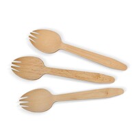 Wooden Spork (1000 pcs)