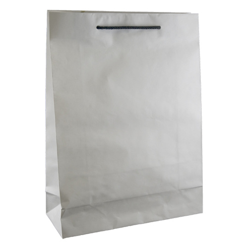 Deluxe White Kraft Paper Bags - Medium(350x260+90mm, 250pcs)