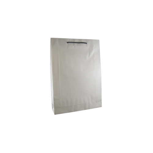 Deluxe White Kraft Paper Bags - Large