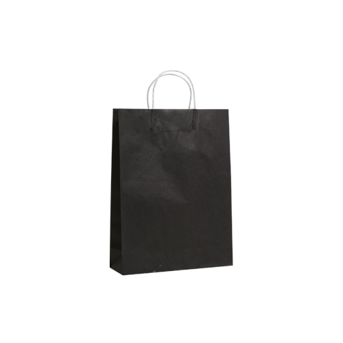 Black Kraft Paper Bags - Midi