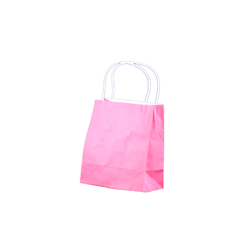 【Sale!】Pink Kraft Paper Bags - Toddler(PT)(200x170+100 mm, 250 pcs)