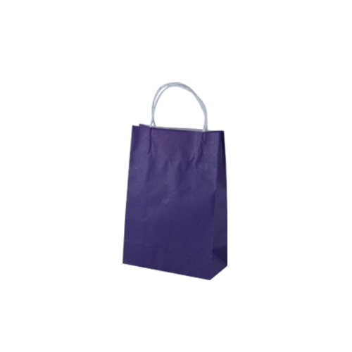 Purple Kraft Paper Bags - Junior