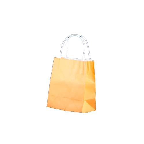 Orange Kraft Paper Bags - Toddler(OT)(200x170+100 mm, 250 pcs)