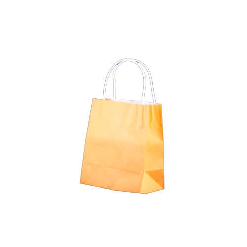 Orange Kraft Paper Bags - Toddler