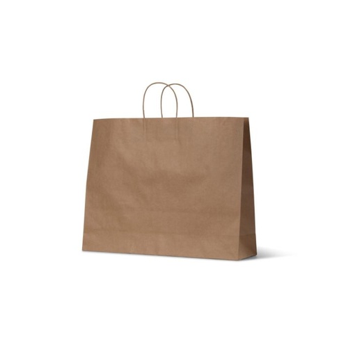 Brown Kraft Paper Bags - Boutique, 250 pcs