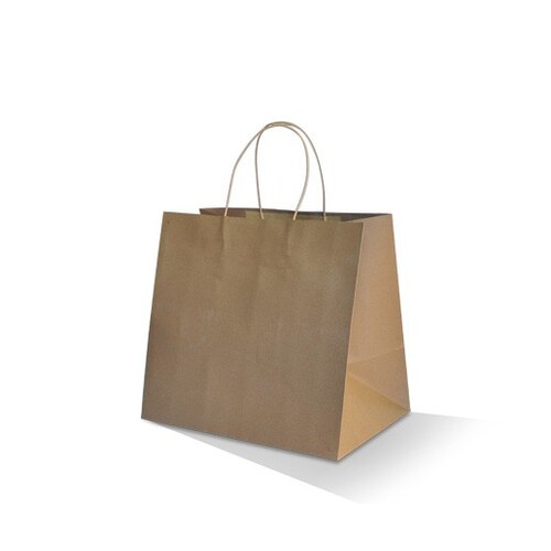 Takeaway Paper Bags - Large (320x350+230mm, 150/ctn)
